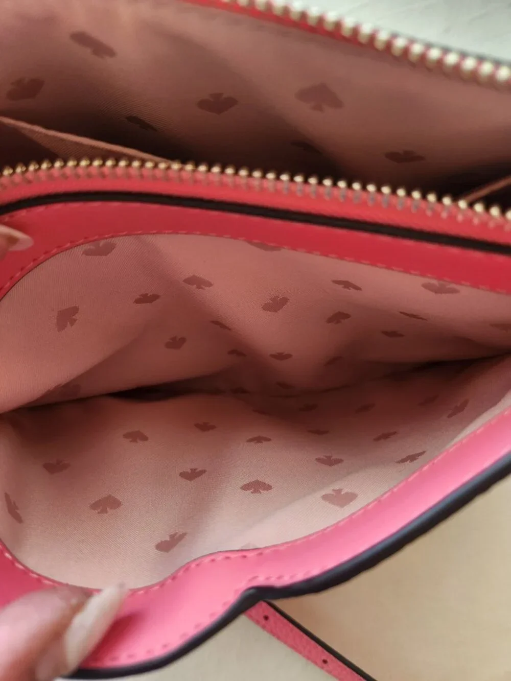 Kate Spade Harlow Crossbody Bag Bright Blox Pink Pebbled Leather NWT